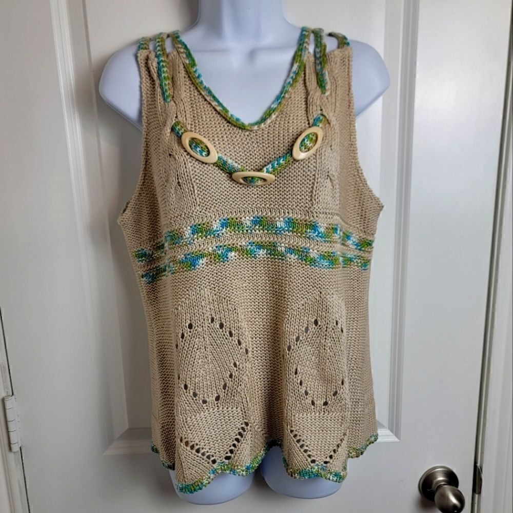 GIZEL Vintage Knit Tank
